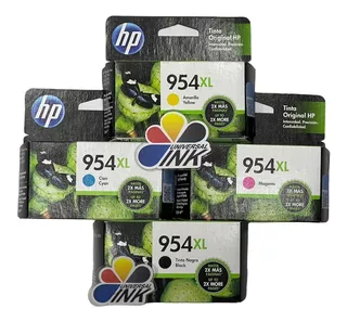 Cartuchos Hp 954xl Juego X4 N-c-m-y Originales