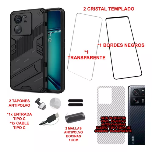 8 Pack Funda Punk Case Xiaomi 13t Pro + Accesorios Protector