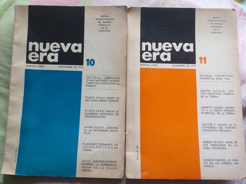 Revistas Nueva Era - Nov/dic 1973 - Martínez 