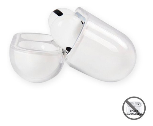 Case Acrílico Transparente Compatível Com AirPods Pro