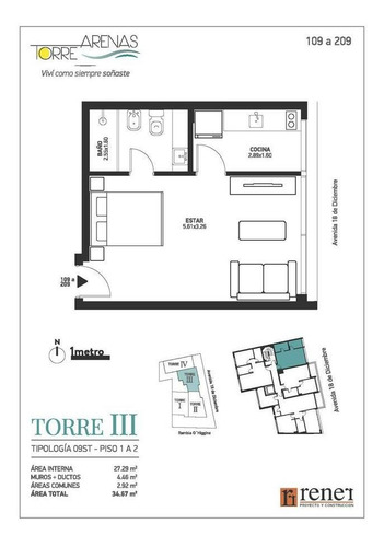 Apartamento Monoambiente En Venta - Malvín