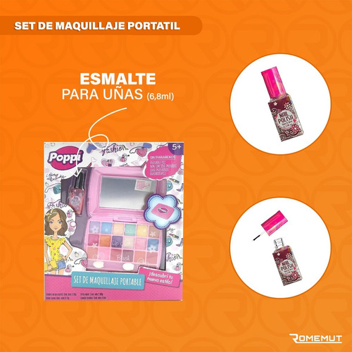 Mi Juego De Maquillaje Set De Belleza Estuche Mediano Nenas