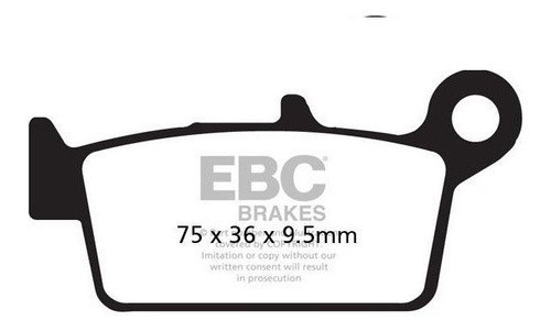 Pastilla Freno Ebc Suzuki Rm125 Rm250 Rmx250 Klx250s Fa131r