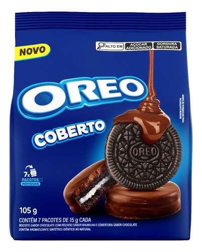 Biscoito Oreo Original Com Cobertura De Chocolate 105g