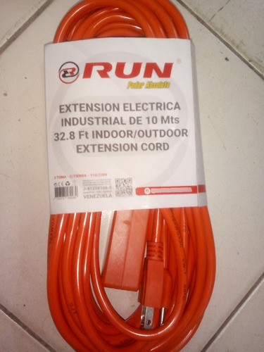 Extension Electrica Industrial 10mts Indoor / Outdoor Run