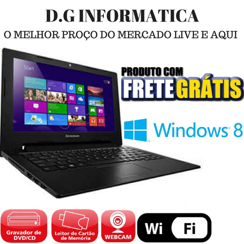 Notebook Lenovo Com Wifi Frete Gratis E Brinde