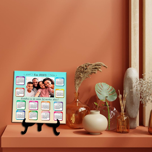 Azulejo Personalizado Calendário - Decoração - Com Foto