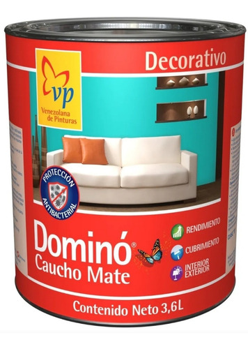 Pintura Domino Caucho Mate Clase B