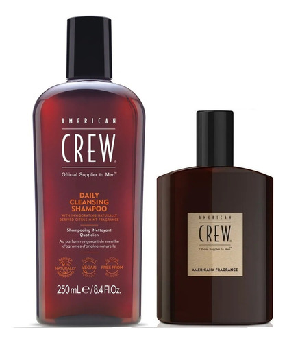 Shampoo Cabello Graso + Fragancia Americana American Crew