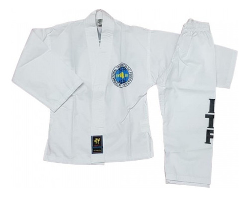 Dobok Traje Taekwondo Gran Marc Talle 0 A 4 (logos Itf/itf)