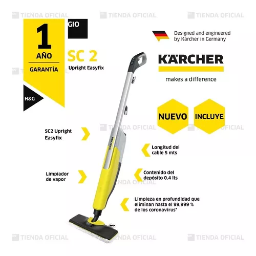 Limpiadora a Vapor Karcher SC 2 EasyFix MX