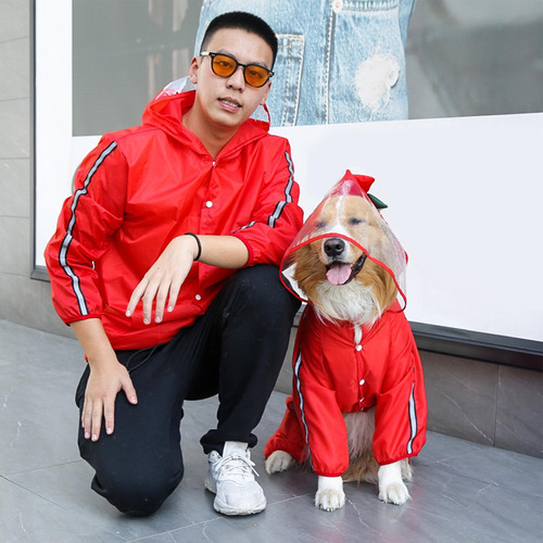 Impermeable Para Perros Con Capucha Impermeable Para Perros