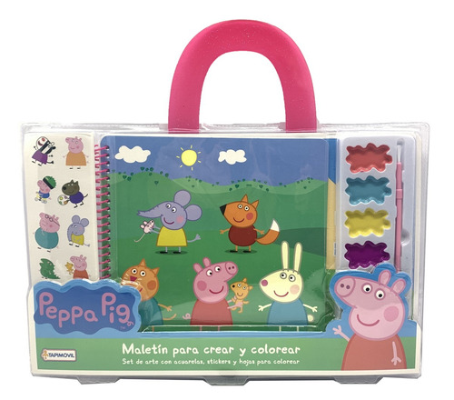 Maletin Crear Y Colorear Peppa Pig Lny Epp06309 Loonytoys