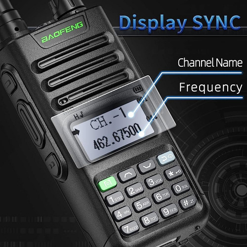 Radio Gmrs Baofeng Gm-15 Pro Radios De Dos Vías, Capacidad D