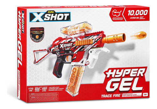 Pistola/x Shot Lanzador Hyper Gel 10000