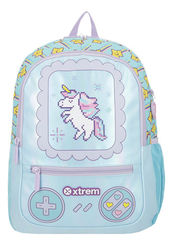 Mochila Xtrem Logan 5xt Aqua Unicorn
