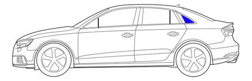 Vidrio Lateral Honda Civic 2022- Verde