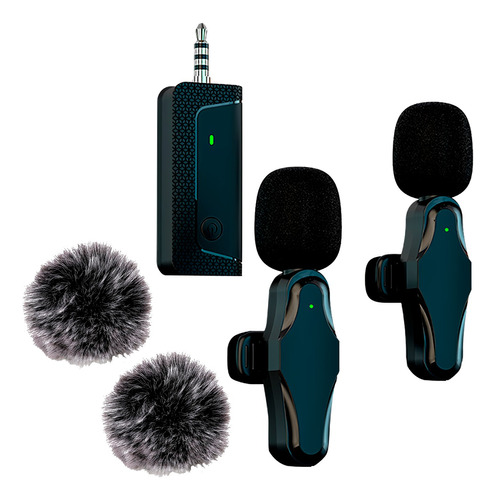 Micrófono Inalámbrico Profesional K35 Pro Filtro Antiviento