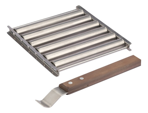 , Rollo De Acero Inoxidable Parrilla Salchichas A La