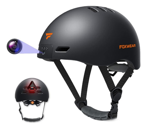 Casco Inteligente De Bicicleta Para Adulto, Casco Con Camara