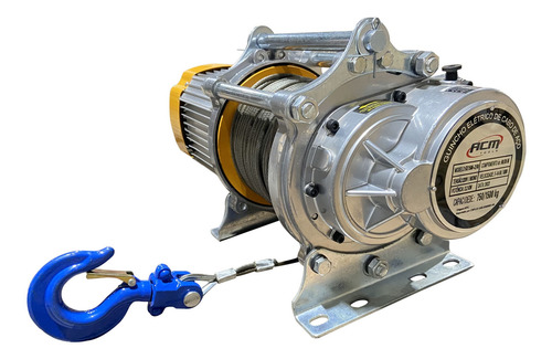 Guincho Elétrico 750/1500kg 60mts Fixo Com Controle 220v Ge1