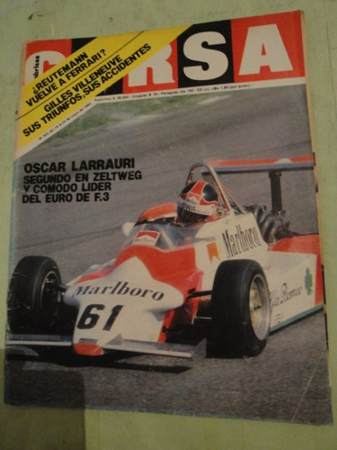 Corsa 833 Murio Gilles Villeneuve Larrauri Sommi Formula 2