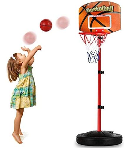 Soporte Para Aro De Baloncesto Para Niños Pequeños, Altura A