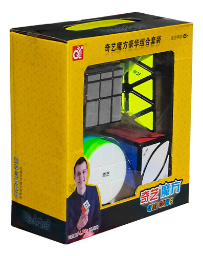 Paquete Pyraminx Barrel 3x3 Mirror Espejo Ivy Qiyi Original