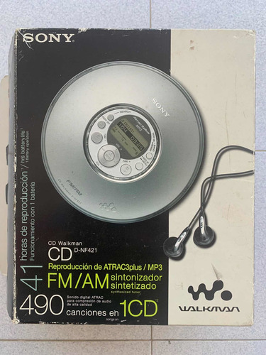 Imagen 3 de 3 de Discman Sony Con Radio