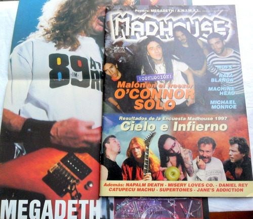 Madhouse 86 Machine Head O´connor Rata Blanca Megadeth Nofx