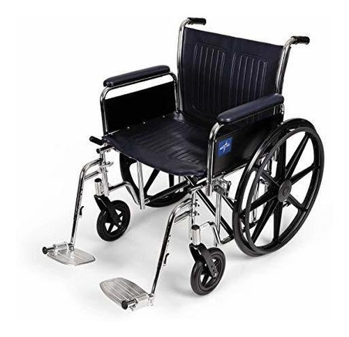 Silla De Ruedas Extra Ancha Medline Excel, Asiento Ancho De