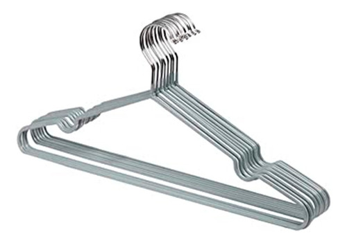 Imagen 1 de 9 de Perchas Metálicas Acero Galvanizado Engomado Colores X 10un
