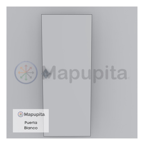 Puerta Blanco De Mampara Sanitaria 60x150