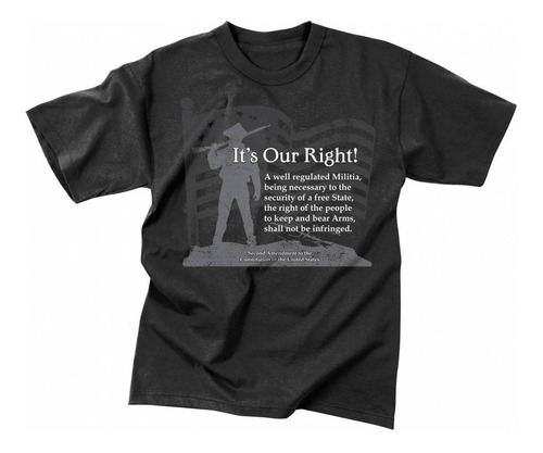 Camiseta Rothco Estampada Vintage Its Our Right En Remate