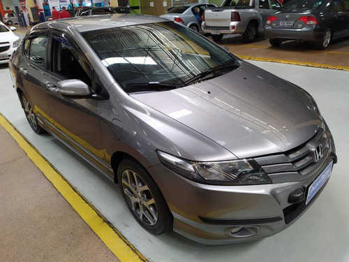 Honda City 1.5 Ex Cinza 2010 (completo + Baixa Km)