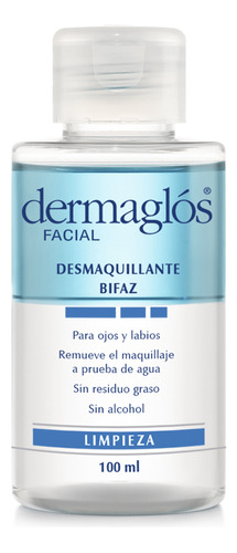 Dermaglós Facial Desmaquillante Bifaz De Ojos Limpiador Bifásico Pieles Sensibles