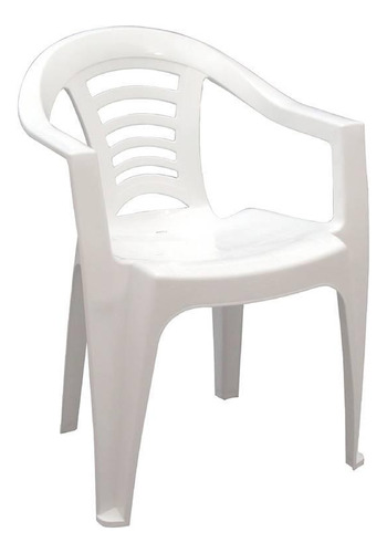 Cadeira Sepetiba Em Polipropileno Branco Tramontina