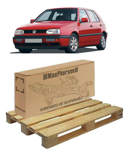 Agregado Quadro Suspensão Golf Gl Glx Gti - 1994 1995 1996