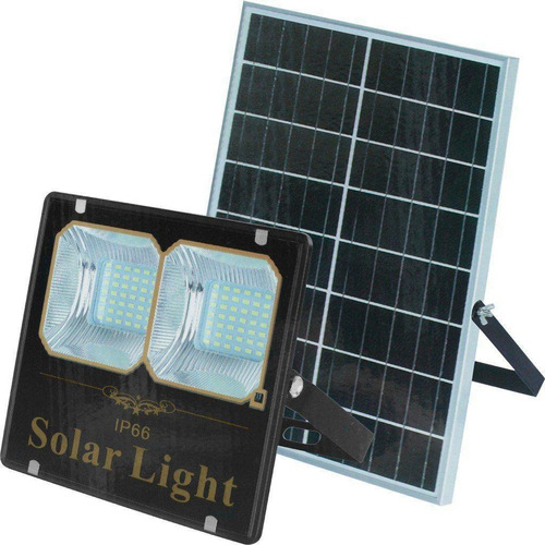Refletor De Led Solar Automático Externo Inteligente 20 W