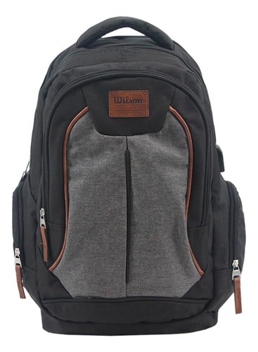 Mochila Wilson Triad Porta Notebook - Escolar Deporte Viaje