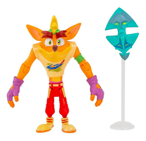 Crash Bandicoot Retro Crash Con Ika Ika Mask