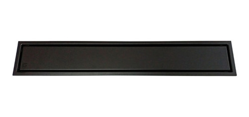 Imagen 1 de 5 de Rejilla De Piso Rectangular Invisible Negra 50cm