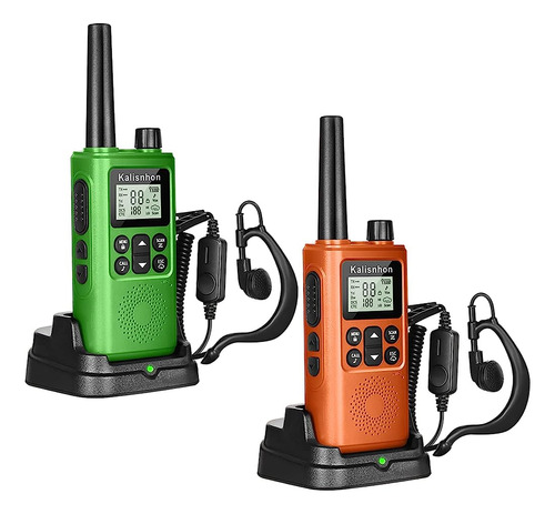 Kalisnhon Walkie Talkies De Largo Alcance Con Alerta De Llam