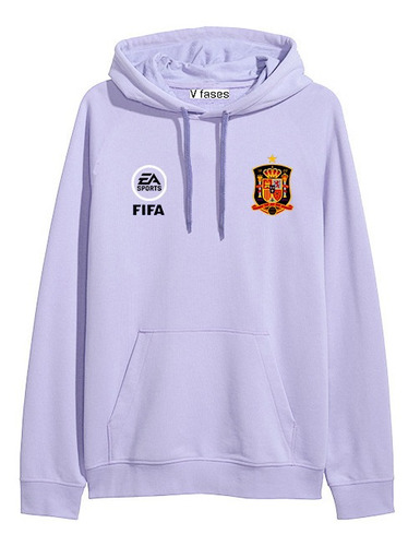 Buzo Hoodie Capota Seleccion España Fifa Ea Sports Mujer