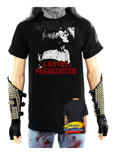 Camiseta Bride Of Frankenstein Horror Terror Pixel Rc