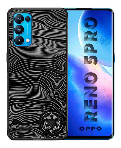 Funda Oppo Reno 5 Pro Acero Beskar Mandalorian Tpu Uso Rudo