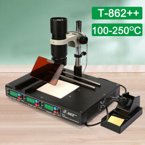 T-862++ Ir Bga Rework Station Infrared Heating Reballing Wss