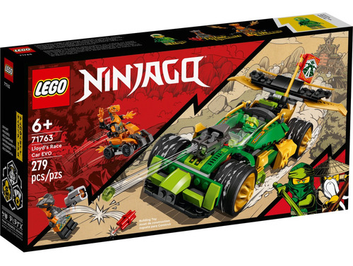 Lego Ninjago 71763 Carro De Corrida Evo Do Lloyd