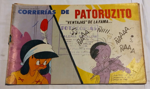 Patoruzito Correrias De N°498 May 1989 Ventajas De La Fama