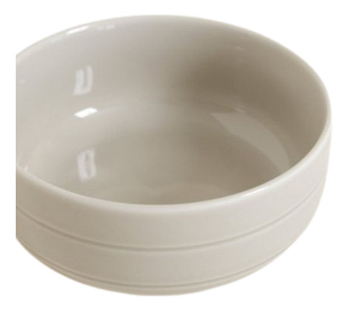 Bowl Compotera De Porcelana 12cm Beat Grey Gris Brillante